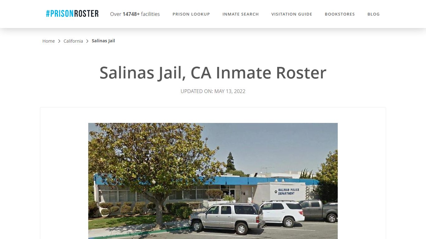 Salinas Jail, CA Inmate Roster